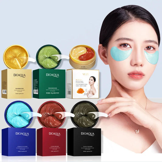 60pcs Collagen Eye Mask moisturizing Anti-wrinkle Anti Dark Circles Eyes Care Gel Masks Eyepatch Beauty Anti-Aging Eye Patches